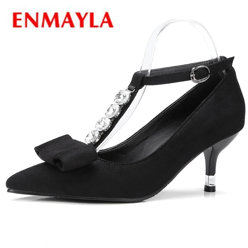 ENMAYLA/Новое поступление, классические туфли мэри джейн на высоком тонком каблуке повседневная женская обувь с острым носком и ремешком с пря...
ENMAYLA/Новое поступление, классические туфли мэри джейн на высоком тонком каблуке повседневная женская обувь с острым носком и ремешком с пря...