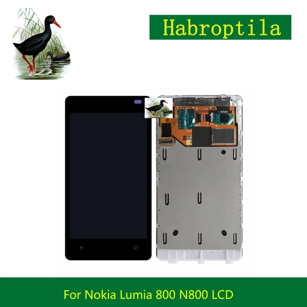 Фото Высокое качество 3 7 ''для Nokia Lumia 800 N800 Полный ЖК-Дисплей с Сенсорный экран Узел