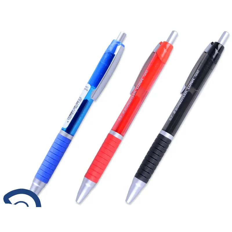 6Pcs Staedtler 4612 Luna Gel Pen Ballpoint pen roller pen 0.5mm Black/Blue/Red Color Office and School Supply
6Pcs Staedtler 4612 Luna Gel Pen Ballpoint pen roller pen 0.5mm Black/Blue/Red Color Office and School Supply