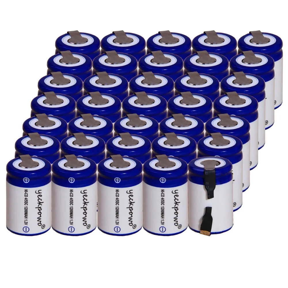 35 шт. 4/5SC 1200 мА/ч 1 2 v никель кадмиевая батарея аккумуляторные батареи для makita bosch B &