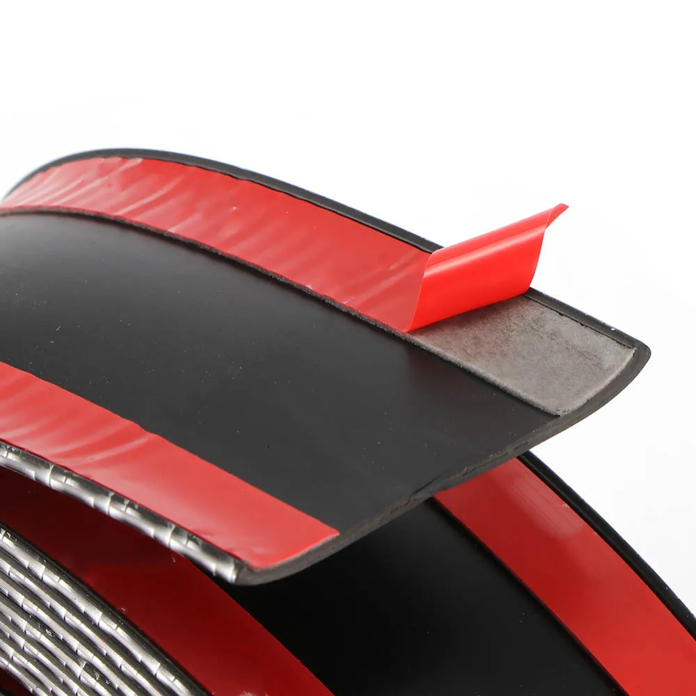 Автомобильные наклейки 5D из углеродного волокна резиновый Стайлинг протектор