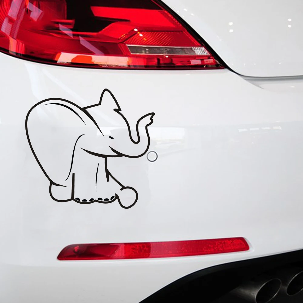 15*14cm Cute Elephant Animals Car Stickers Vinyl Car Styling Waterproof Motorcycle Car Body Decor Decals
15*14cm Cute Elephant Animals Car Stickers Vinyl Car Styling Waterproof Motorcycle Car Body Decor Decals