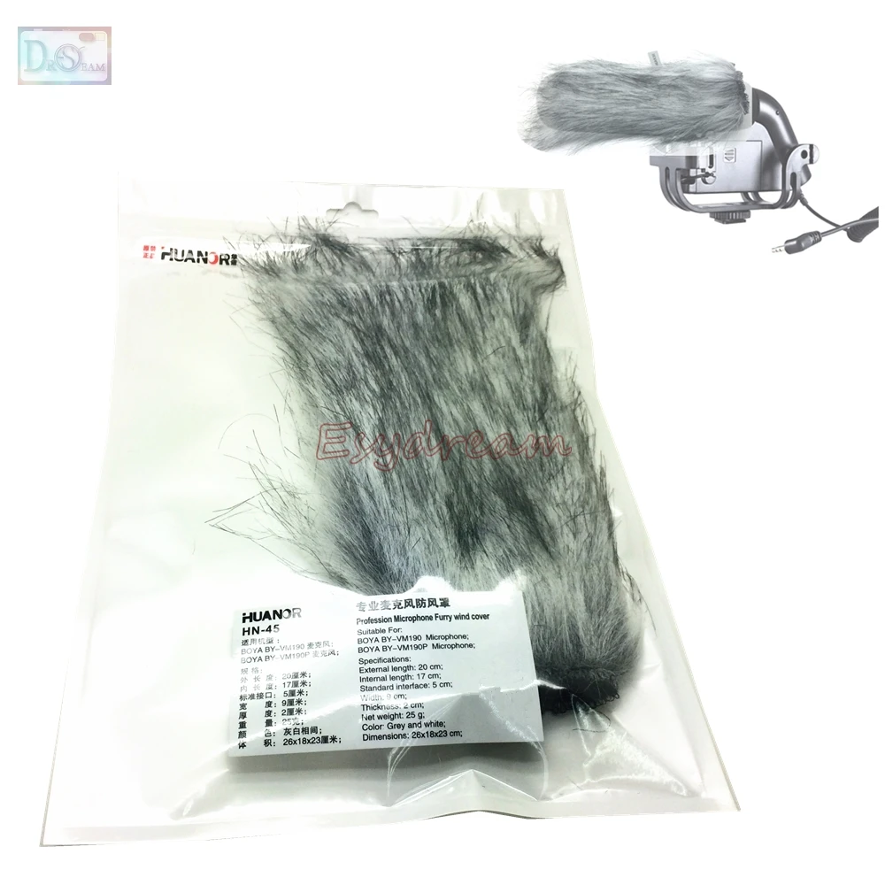Professional Outdoor Dusty MIC Furry Cover Windscreen Windshield Muff for BOYA BY-VM190 BY-VM190P BY VM190 VM190P Microphone
Professional Outdoor Dusty MIC Furry Cover Windscreen Windshield Muff for BOYA BY-VM190 BY-VM190P BY VM190 VM190P Microphone