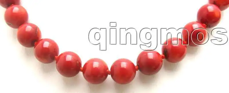 SALE 11-12MM Perfect Round deep Red high quality natural Coral 18" Necklace nec-5165 wholesale/retail Free shipping
SALE 11-12MM Perfect Round deep Red high quality natural Coral 18" Necklace nec-5165 wholesale/retail Free shipping