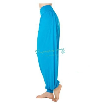 Female Yoga Harem Pants High Waist Summer Fitness Gym Aerobics Trousers Wide Leg Belly Dance Loose Bloomers Free Shipping | Женская