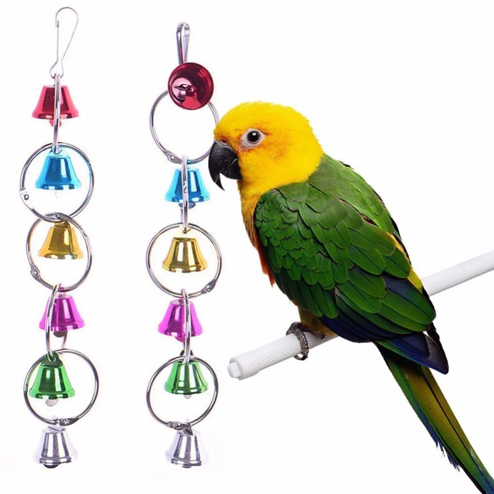 Bells Birds Toys Parrots Budgie Accessories Supplies Hanging For Parakeet Conure Toy Cage Decoration accessoires pour oiseaux
Bells Birds Toys Parrots Budgie Accessories Supplies Hanging For Parakeet Conure Toy Cage Decoration accessoires pour oiseaux