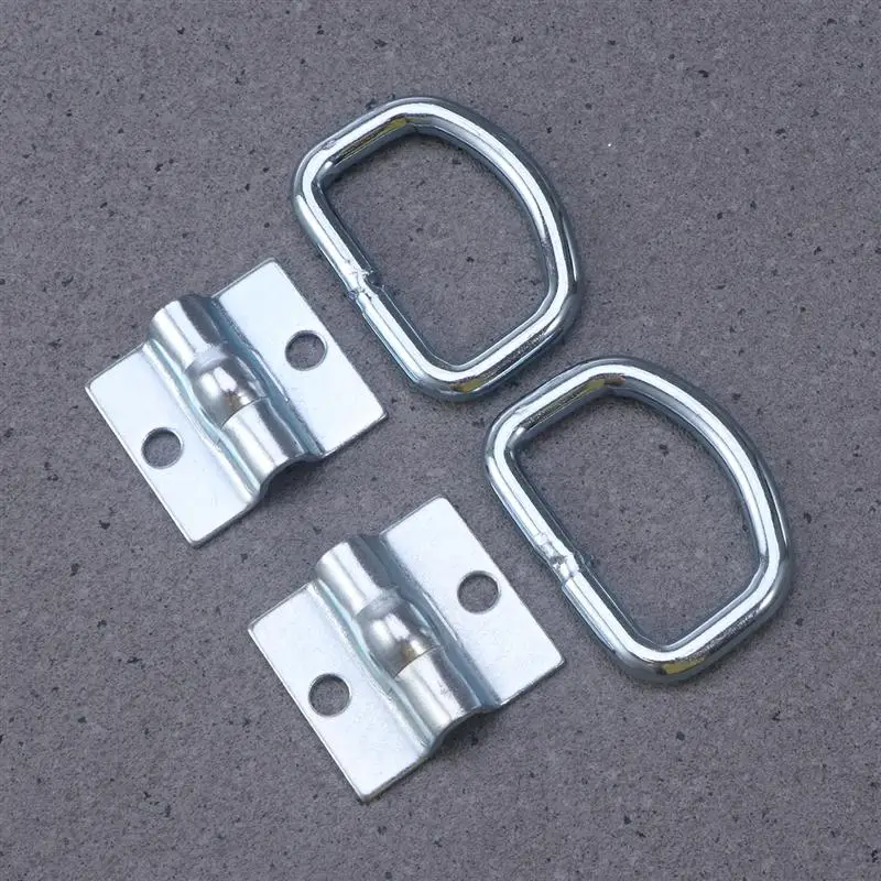 Durable 4pcs Tie Down D Ring Load Anchor Trailer Anchor Forged Lashing Ring with 9600 Pound Capacity
Durable 4pcs Tie Down D Ring Load Anchor Trailer Anchor Forged Lashing Ring with 9600 Pound Capacity