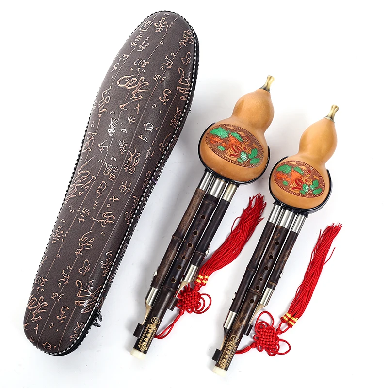 New 1Piece C-Key Hulusi Traditional Chinese Handmade Flute Gourd Cucurbit Flute Ethnic Musical Woodwind Instrument
New 1Piece C-Key Hulusi Traditional Chinese Handmade Flute Gourd Cucurbit Flute Ethnic Musical Woodwind Instrument