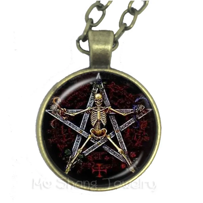 Satanic Baphomet Pentagram Necklace Gothic Satanism Evil Occult Pentacle Jewelry Pagan Charm Gift For Friends
Satanic Baphomet Pentagram Necklace Gothic Satanism Evil Occult Pentacle Jewelry Pagan Charm Gift For Friends