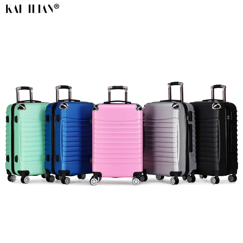 

20"24 inch ABS travel rolling luggage fashion cabin suitcase on wheels Women trolley case carry on men spinner hardside luggage