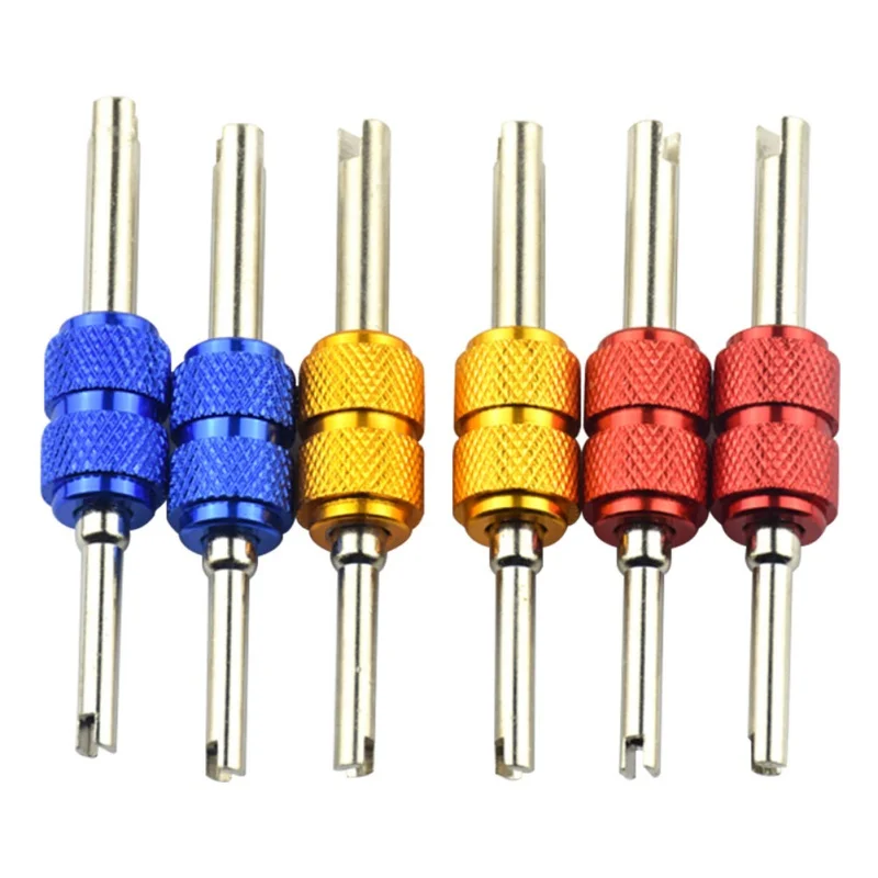 High Quality Aluminum Alloy Color Car Air Conditioner Valve Core Wrench Double Head Installation Tool Disassembly Screwdriver
High Quality Aluminum Alloy Color Car Air Conditioner Valve Core Wrench Double Head Installation Tool Disassembly Screwdriver