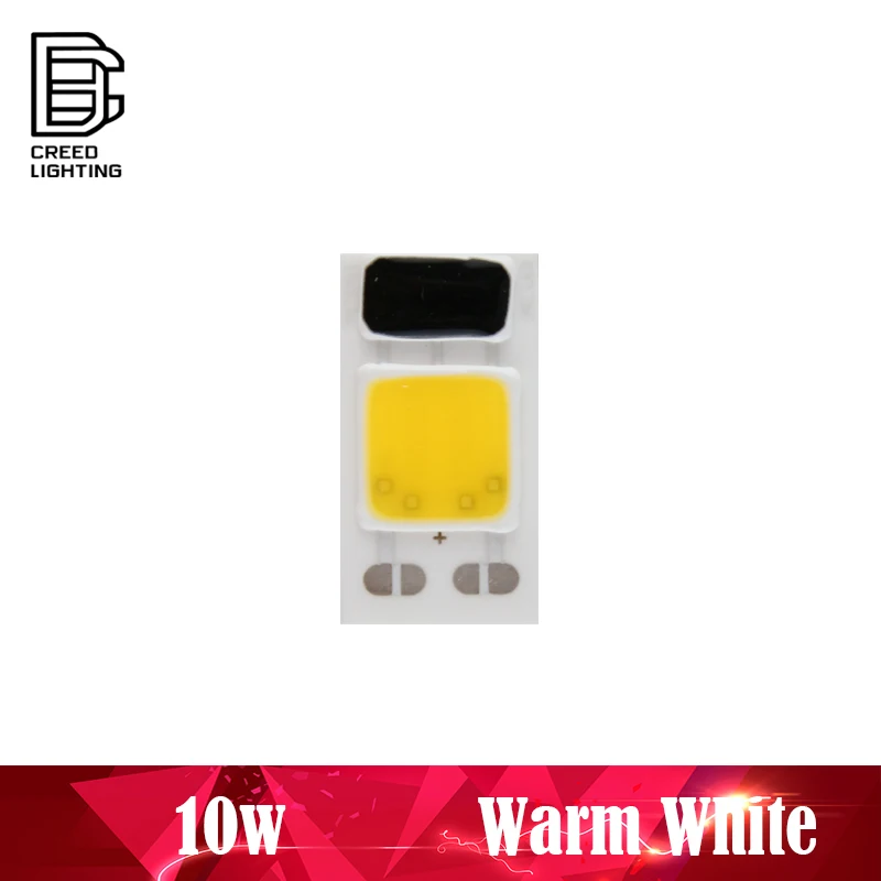 COB светодиодный светильник чип 10 Вт AC 220V теплая белая не нужен драйвер