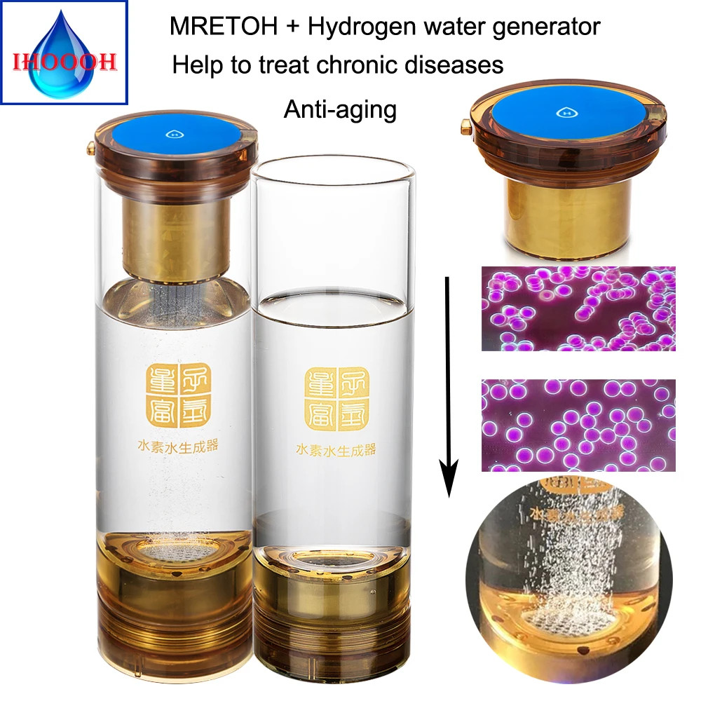 7.8HZ Low Frequency Resonance /MRETOH Hydrogen Water Generator SPE/PEM Electrolysis H2 Ionizer Glass Bottle 600ML Chargeable
7.8HZ Low Frequency Resonance /MRETOH Hydrogen Water Generator SPE/PEM Electrolysis H2 Ionizer Glass Bottle 600ML Chargeable