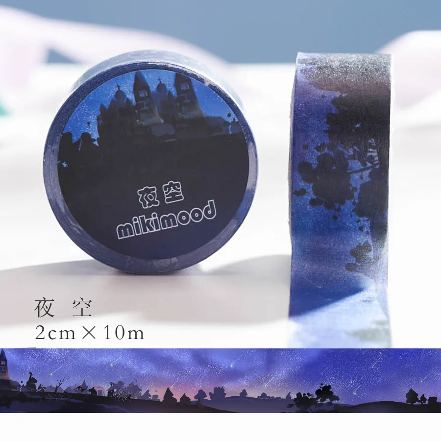 2cm*10m Night Sky washi tape DIY decorative scrapbooking masking tape adhesive tape label sticker stationery High Qaulity
2cm*10m Night Sky washi tape DIY decorative scrapbooking masking tape adhesive tape label sticker stationery High Qaulity