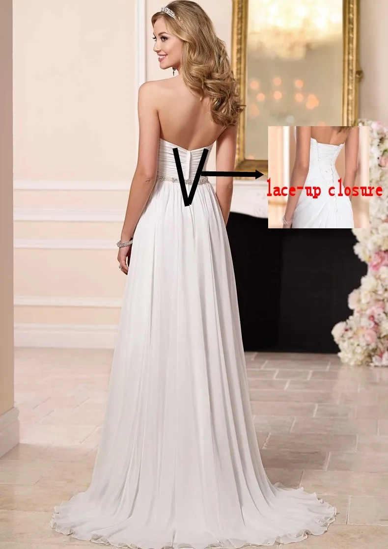 2016 Cheap Price Luxury Vestido De Noiva Robe De Mariage Beach Bridal Dress Sweetheart Chiffon Wedding Dresses Casamento YN 9901
2016 Cheap Price Luxury Vestido De Noiva Robe De Mariage Beach Bridal Dress Sweetheart Chiffon Wedding Dresses Casamento YN 9901