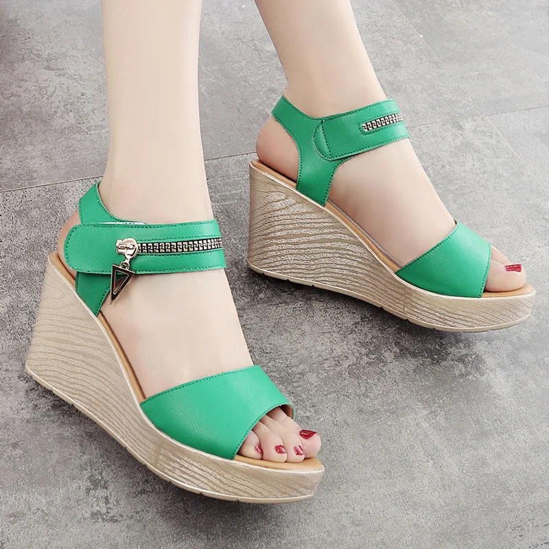 Woman Sandals 2021 Summer Fashion Green White Sandal For Women Plus Size 32 To 43
Woman Sandals 2021 Summer Fashion Green White Sandal For Women Plus Size 32 To 43
