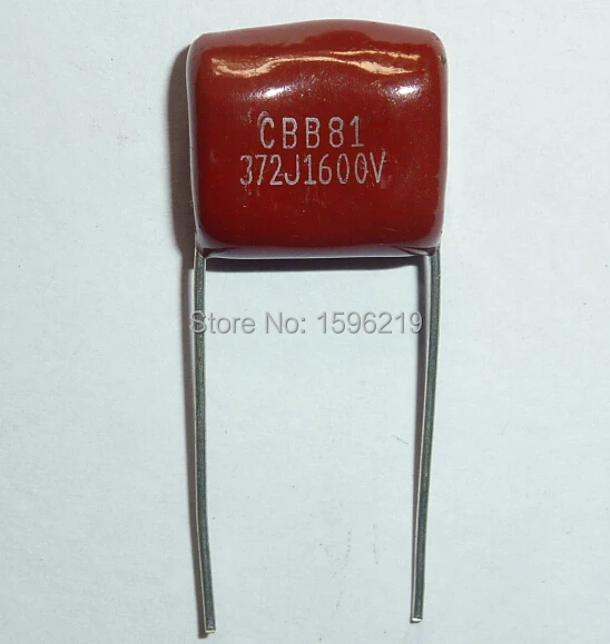 50 шт. Конденсатор CBB 372 1600V 372J 1.6KV 3700pF 3.7nF P15 CBB81 Металлизированный Полипропиленовый