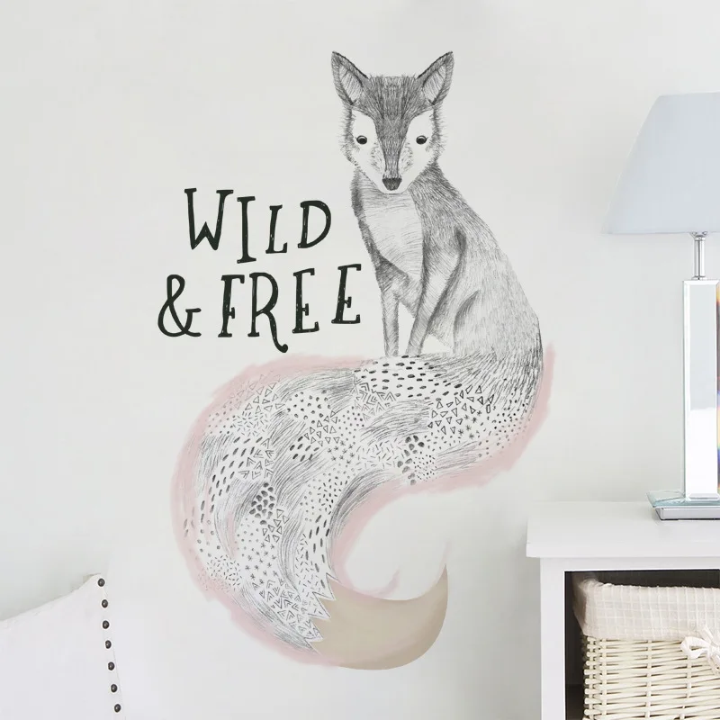 Sketch Fox Wall Sticker Cartoon PVC Sticker Mural Entrance Background Bedroom Bedside Home Decor Autocollant
Sketch Fox Wall Sticker Cartoon PVC Sticker Mural Entrance Background Bedroom Bedside Home Decor Autocollant