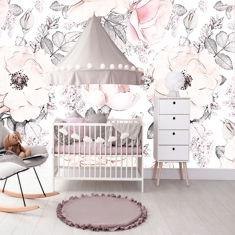 Amie 9M Zone customerize size mural wallpapers girls bedroom floral wallpapers baby pink white background wall-papers
Amie 9M Zone customerize size mural wallpapers girls bedroom floral wallpapers baby pink white background wall-papers