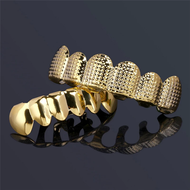 Коронка для зубов ROMAD R4 верхняя и нижняя часть зубных коронок золотого цвета 6