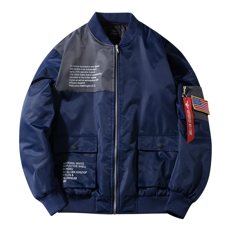Spring And Autumn Classic Men Clothing Bomber Jacket American Airlines Astronaut MA1 Pilot Outerwear Casual Loose Coats
Spring And Autumn Classic Men Clothing Bomber Jacket American Airlines Astronaut MA1 Pilot Outerwear Casual Loose Coats