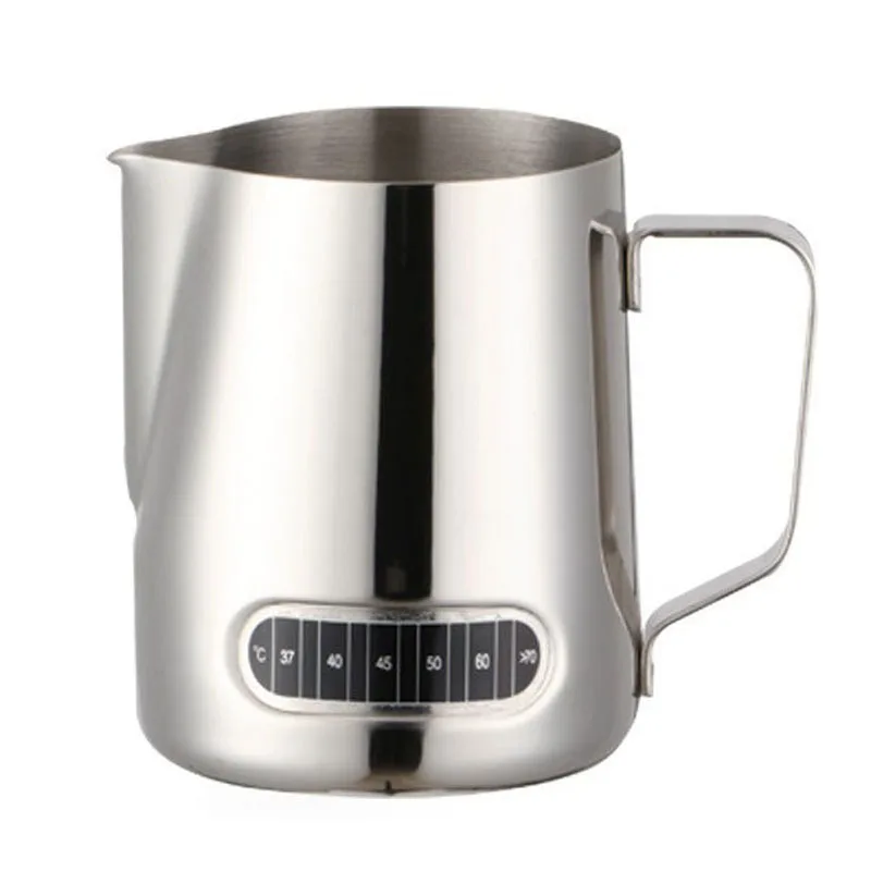 600ml Temperature Sensing Cup Stainless Steel Coffee Stencils Pot Lette Art Barista Tools Milk Cups Coffee Accessories Cups
600ml Temperature Sensing Cup Stainless Steel Coffee Stencils Pot Lette Art Barista Tools Milk Cups Coffee Accessories Cups