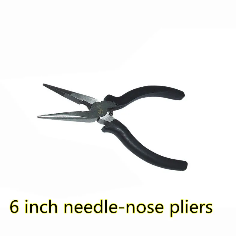 6 inch Nose Plier Electrician Multifunctional Nose Pliers Hand Tool Needle Nose Pliers Crimp Terminal Pliers Jewellery Craft
6 inch Nose Plier Electrician Multifunctional Nose Pliers Hand Tool Needle Nose Pliers Crimp Terminal Pliers Jewellery Craft