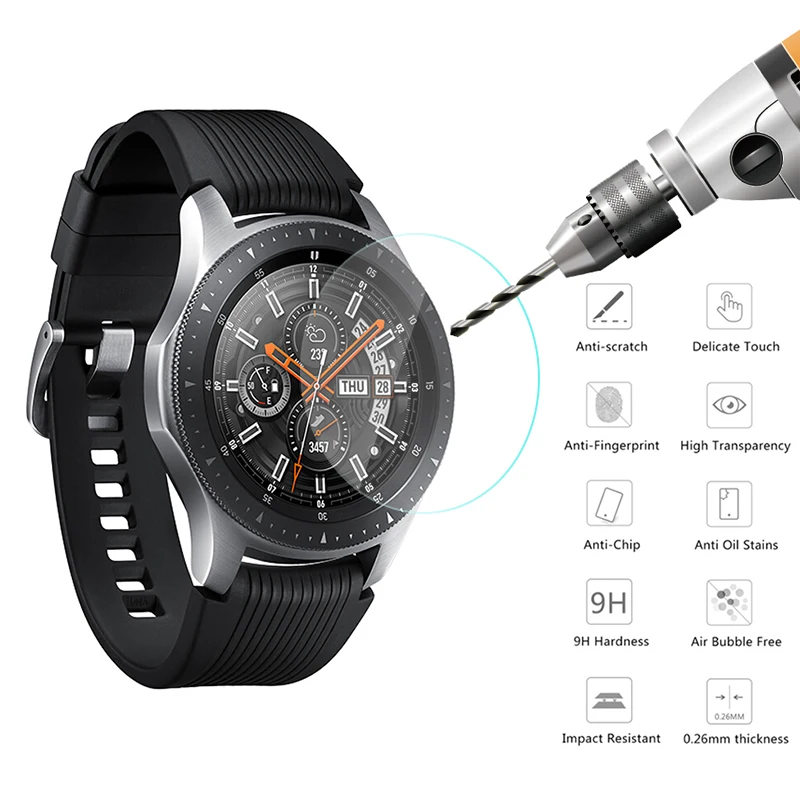 

1/3/5/10 шт. для часов Samsung Galaxy Watch 42 мм 46 мм закаленное стекло Защита для экрана Защитная пленка защита от взрыва анти-осколков