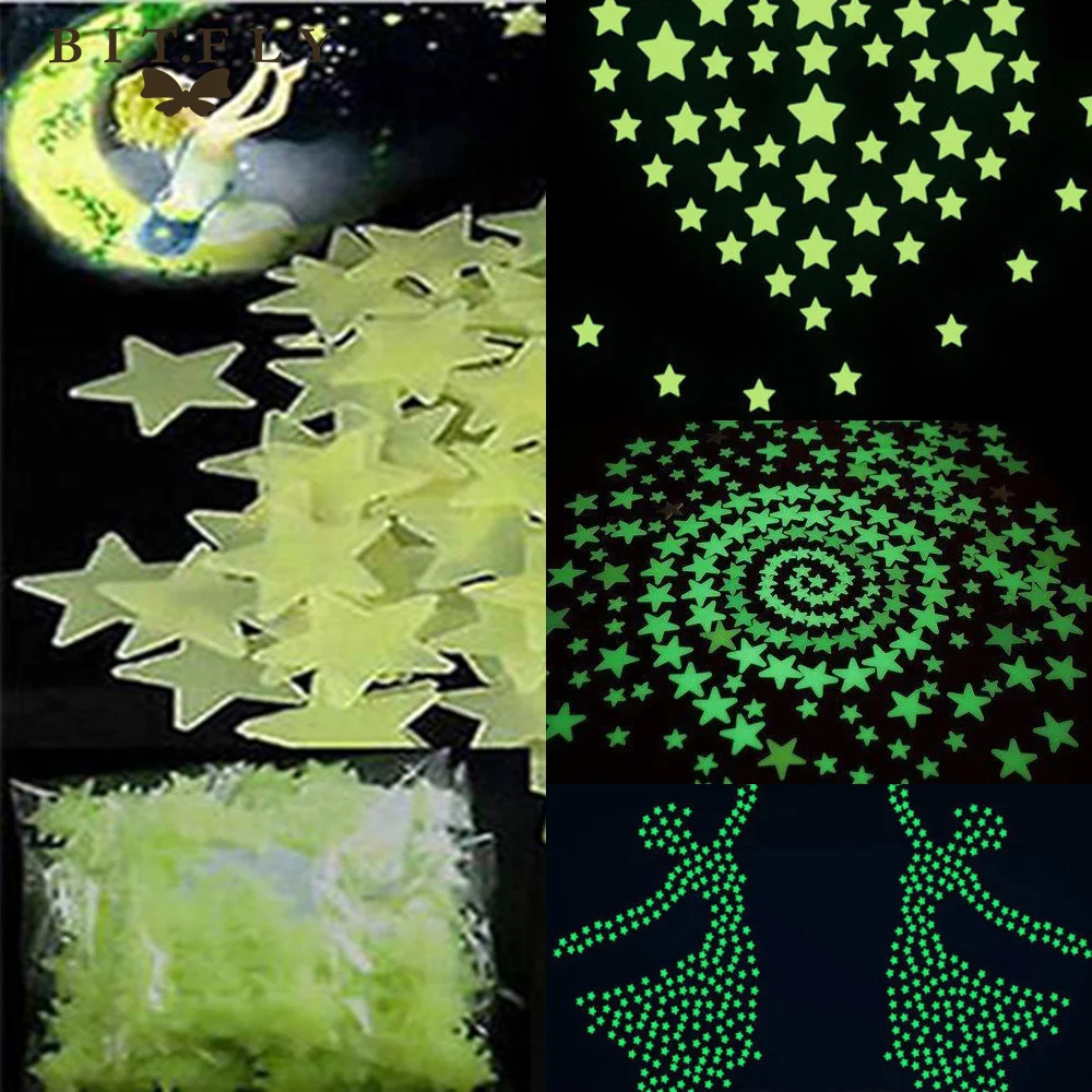 100pcs Wall Stickers Decal Glow In The Dark Baby children Kids Bedroom livingroom Home Decor Color Stars Luminous Fluorescent
100pcs Wall Stickers Decal Glow In The Dark Baby children Kids Bedroom livingroom Home Decor Color Stars Luminous Fluorescent