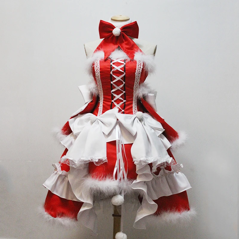 red and white fur binding lolita dress bowknot short ball /lolita dress/stage perforamce/dance/christmas cosplay/can customs siz
red and white fur binding lolita dress bowknot short ball /lolita dress/stage perforamce/dance/christmas cosplay/can customs siz