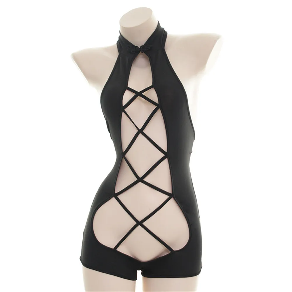 bikini 2019 Sexy Hanging neck Cheongsam collar Hollow String crossing Open back swimwear women one piece swimsuit women monokini
bikini 2019 Sexy Hanging neck Cheongsam collar Hollow String crossing Open back swimwear women one piece swimsuit women monokini