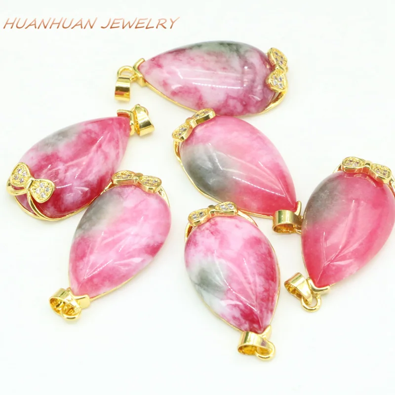 Charm Necklace & Pendants For Women Water Drop Natural Stone Pendant 16x30mm Jades Chalcedony Stainless Steel Chain Jewels B3337
Charm Necklace & Pendants For Women Water Drop Natural Stone Pendant 16x30mm Jades Chalcedony Stainless Steel Chain Jewels B3337