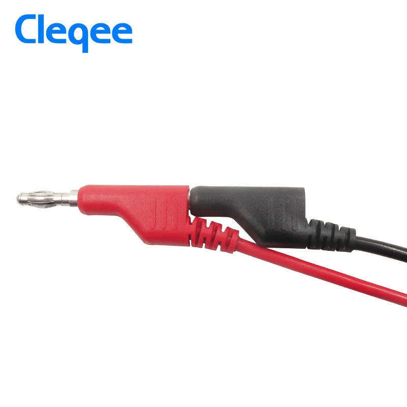 Cleqee P1037 1Set 5Pcs 1M 4mm Banana Plug to Alligator Clip Crocodile Test Probe Lead Wire Test Cable
Cleqee P1037 1Set 5Pcs 1M 4mm Banana Plug to Alligator Clip Crocodile Test Probe Lead Wire Test Cable