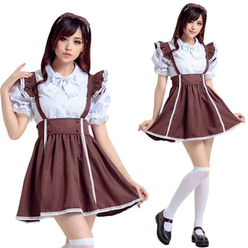 2018 new cosplay Lolita maid dress Japanese cafe coveralls soft sister COSPLAY maid outfit
2018 new cosplay Lolita maid dress Japanese cafe coveralls soft sister COSPLAY maid outfit