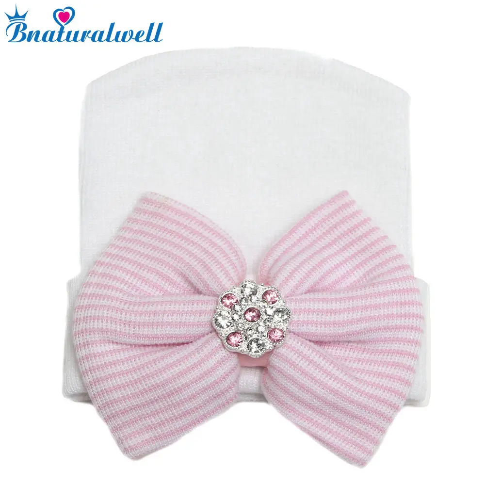 Bnaturalwell Newborn Hospital Hat Cute Rhinestones Big Bowknot Cap Baby Infant Soft Knit Caps Girl Beanie Hats Accessories H779
Bnaturalwell Newborn Hospital Hat Cute Rhinestones Big Bowknot Cap Baby Infant Soft Knit Caps Girl Beanie Hats Accessories H779