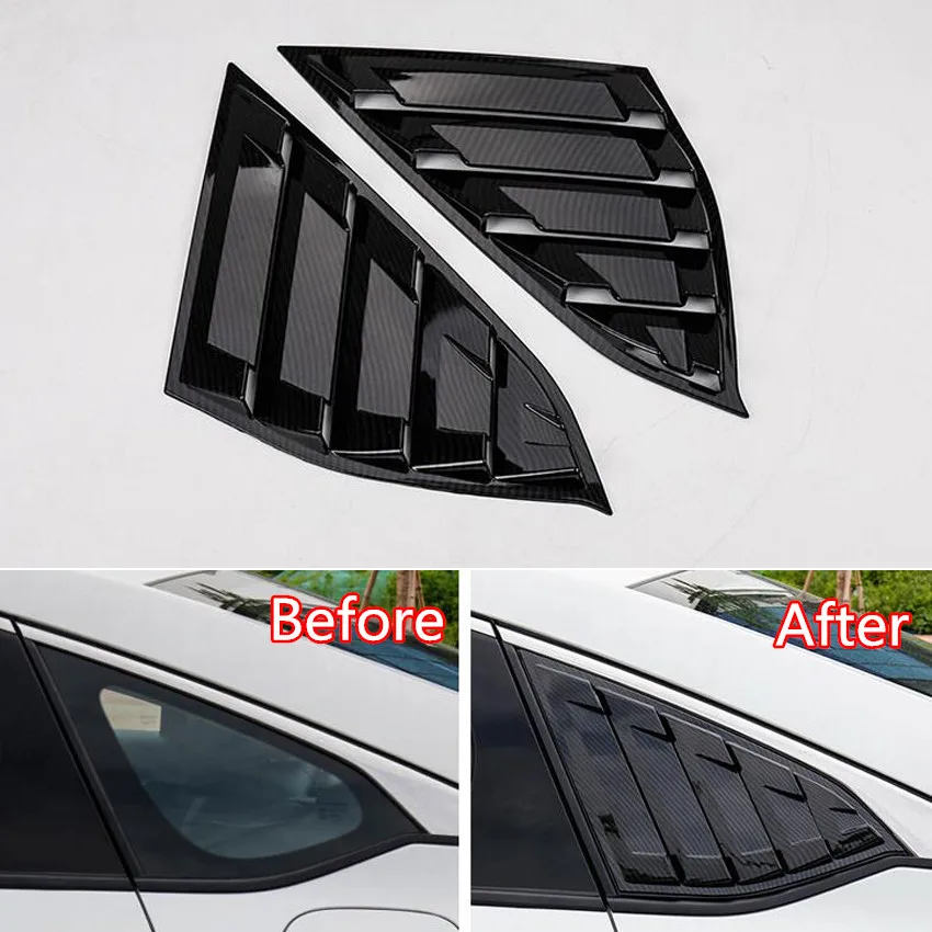 YAQUICKA Fit For Honda Accord 10th 2018 Car Rear Window Louver Decoration Car Stickers Bezel Trim Styling Carbon Fiber Black
YAQUICKA Fit For Honda Accord 10th 2018 Car Rear Window Louver Decoration Car Stickers Bezel Trim Styling Carbon Fiber Black