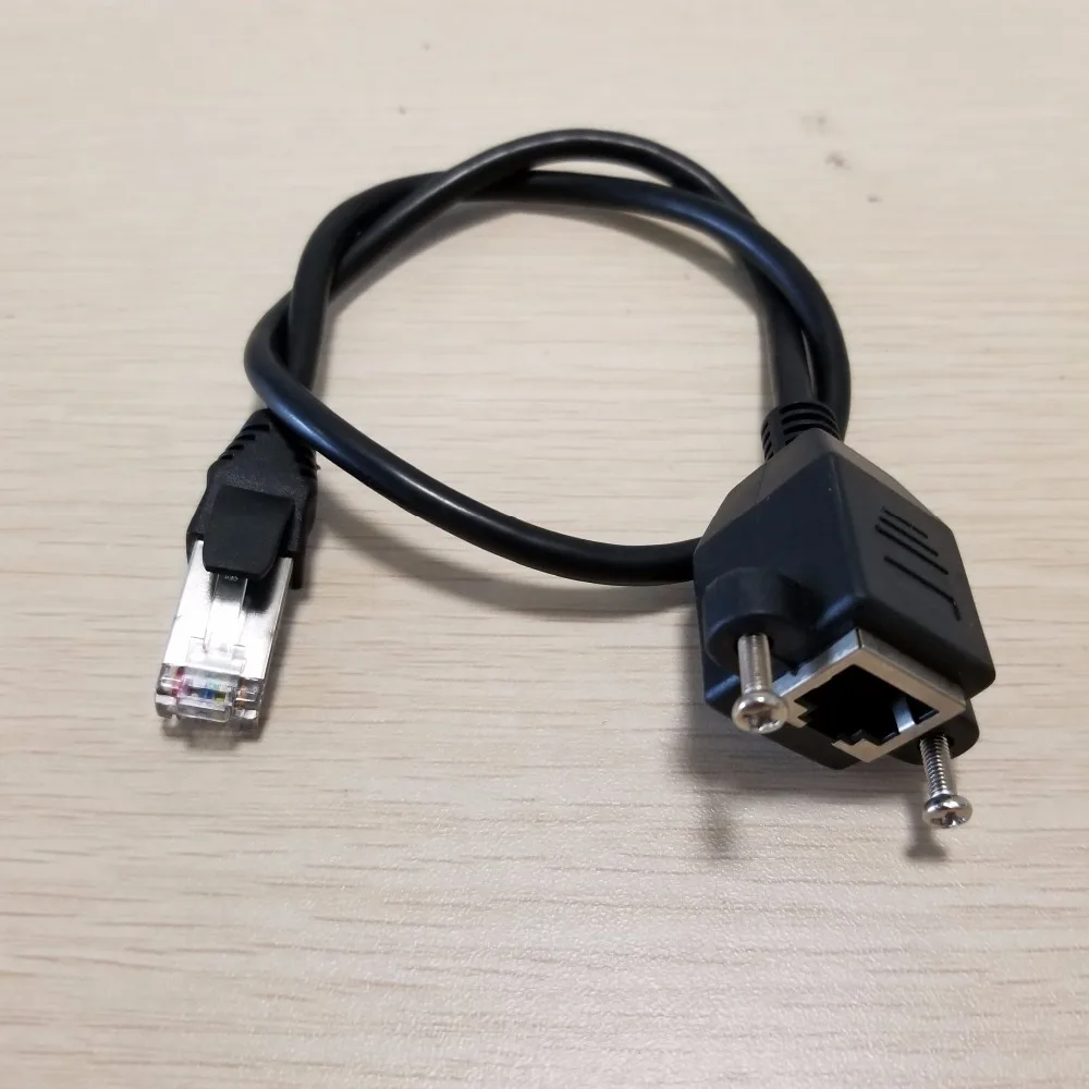 Крепление на Панель RJ45 сетевой кабель-удлинитель для передачи данных от мужчин до женщин 50 см черный
Крепление на Панель RJ45 сетевой кабель-удлинитель для передачи данных от мужчин до женщин 50 см черный