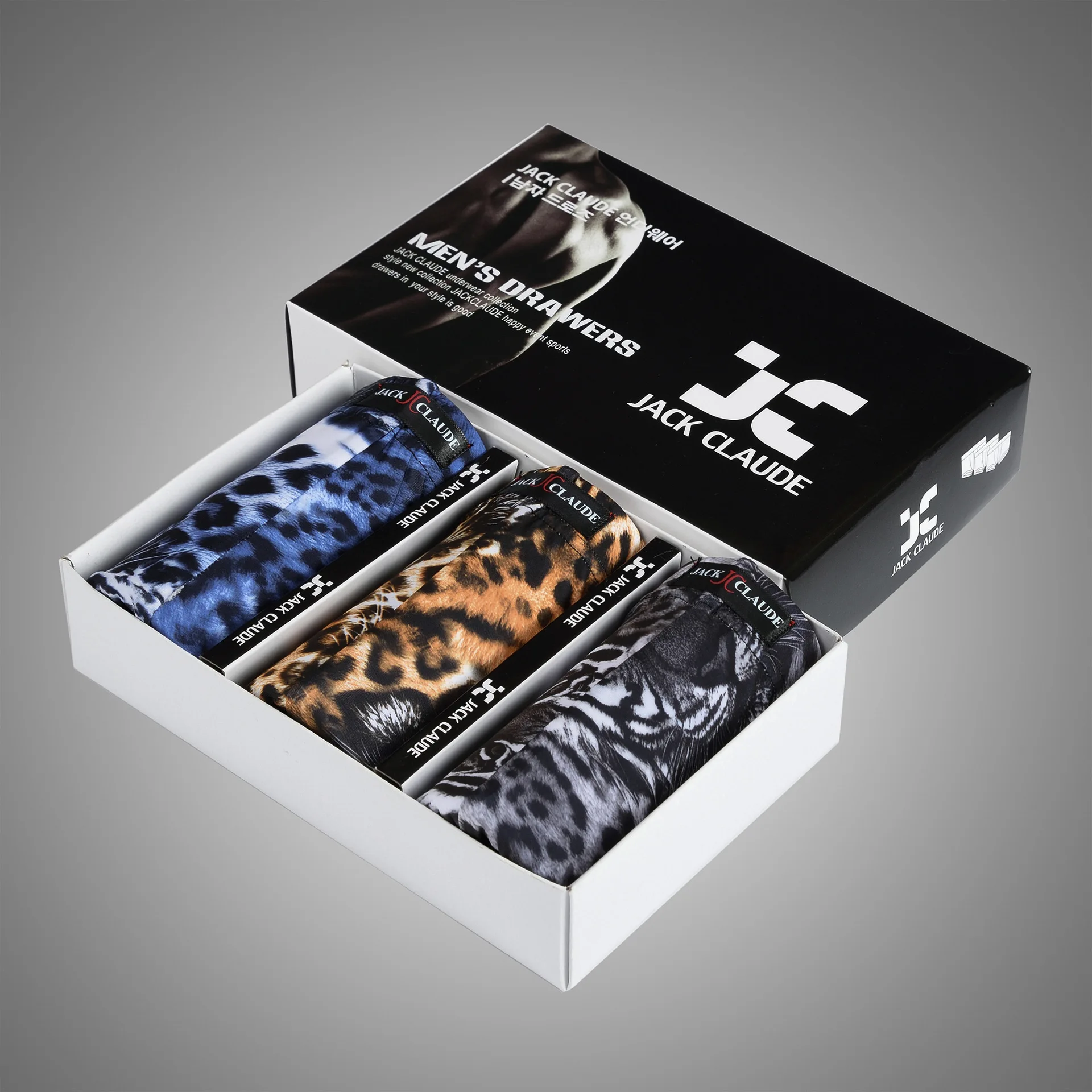 3pcs Fashion New Leopard Tiger Pattern Men's Underwear Ice Silk Underwear Boxer Sexy Middle Waist Shorts Male
3pcs Fashion New Leopard Tiger Pattern Men's Underwear Ice Silk Underwear Boxer Sexy Middle Waist Shorts Male