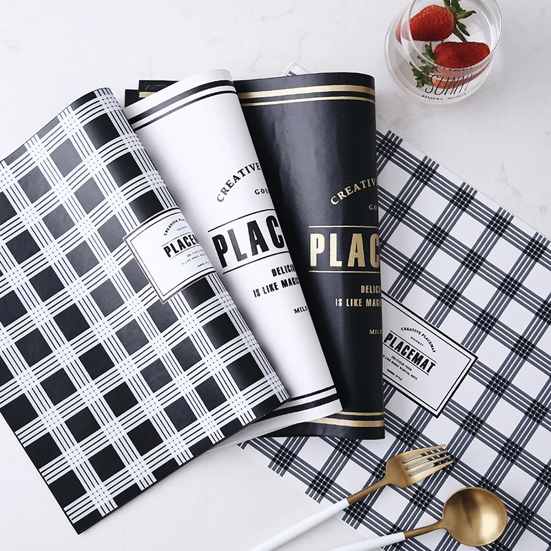 Simple Nordic Leather Placemat Dining Tableware Gold Letter Pad Table Mat Placemat Pads Bowl Black Coaster Kitchen Accessories
Simple Nordic Leather Placemat Dining Tableware Gold Letter Pad Table Mat Placemat Pads Bowl Black Coaster Kitchen Accessories