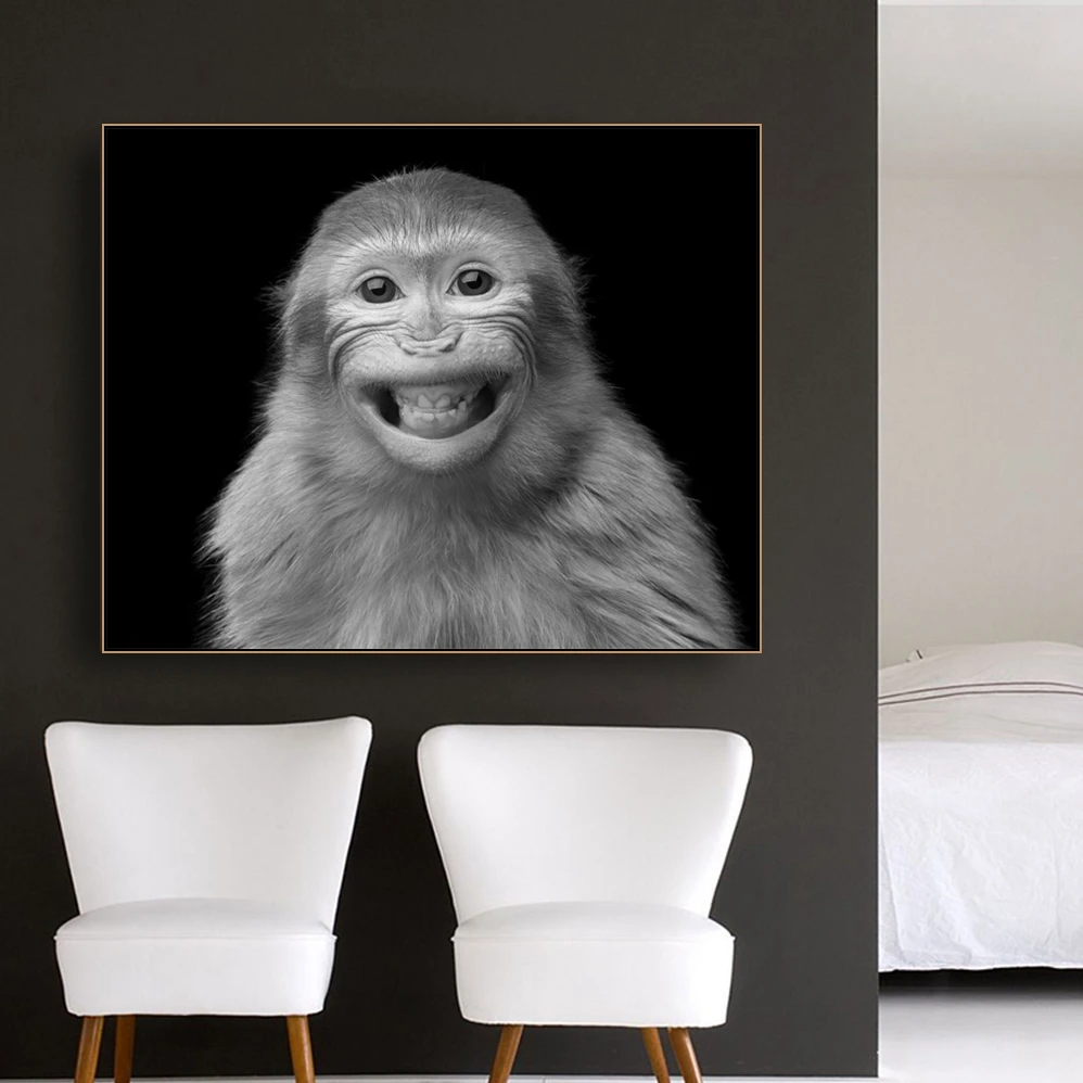 Canvas Painting Calligraphy Monkey Photography Animals Print Home Decoration Wall Pictures Posters for Living Room Bedroom
Canvas Painting Calligraphy Monkey Photography Animals Print Home Decoration Wall Pictures Posters for Living Room Bedroom
