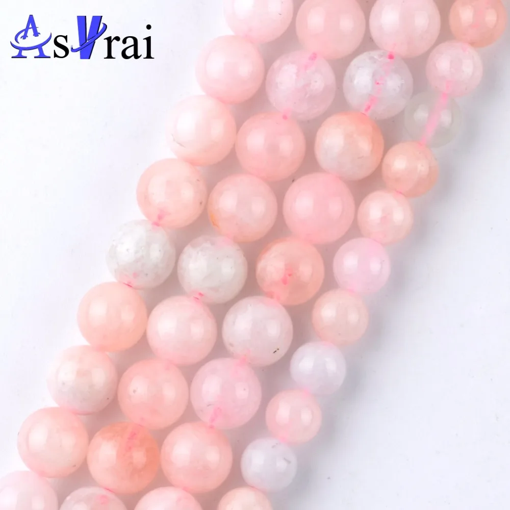 Genuine Natural Gem Stone Morganite Round Loose Beads for Jewelry Making 6 8 10mm Round Spacer Beads Diy Women Bracelet Necklace
Genuine Natural Gem Stone Morganite Round Loose Beads for Jewelry Making 6 8 10mm Round Spacer Beads Diy Women Bracelet Necklace