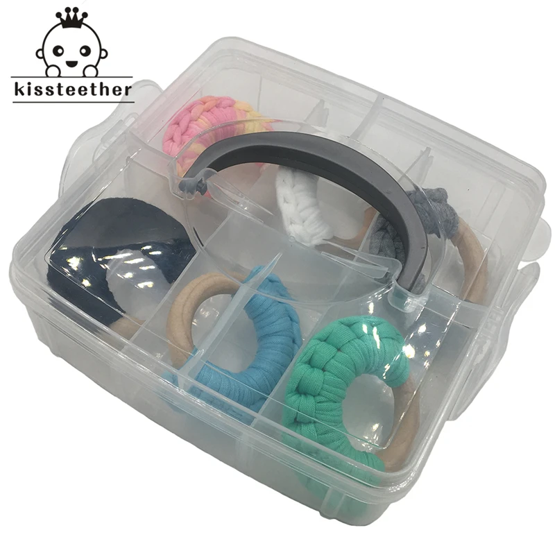 DIY Nursing Combination boxed Crochet Rings Coloured Melange beads Wooden crochet Cloth ring baby necklace teether accessories
DIY Nursing Combination boxed Crochet Rings Coloured Melange beads Wooden crochet Cloth ring baby necklace teether accessories