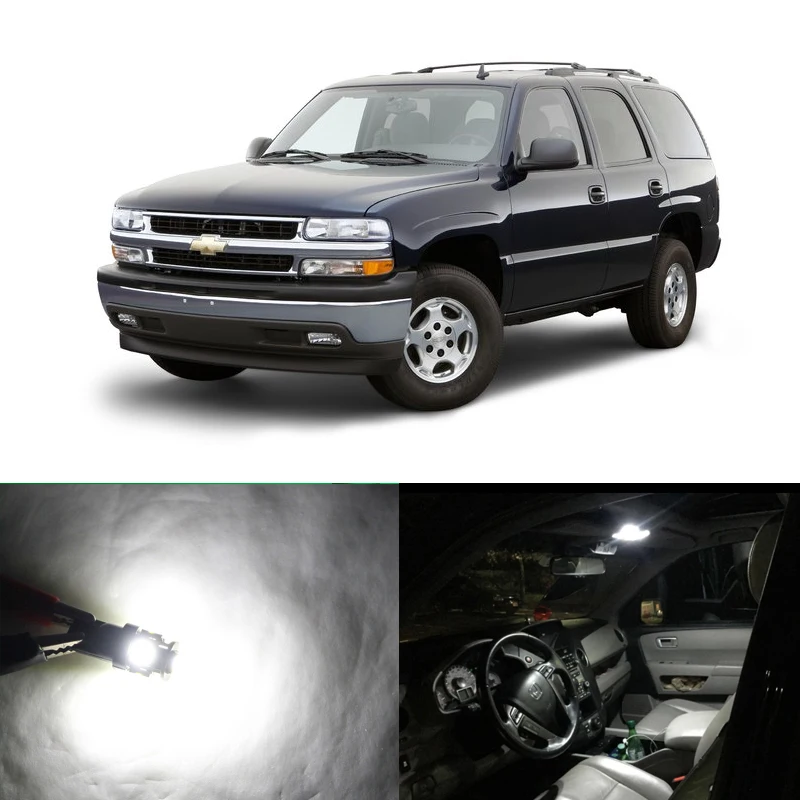 14 шт. белый светодиодный светильник, лампы для Chevrolet Tahoe 2000-2006, внутренняя посылка, номерной знак, Лампы Canbus, без ошибок
14 шт. белый светодиодный светильник, лампы для Chevrolet Tahoe 2000-2006, внутренняя посылка, номерной знак, Лампы Canbus, без ошибок