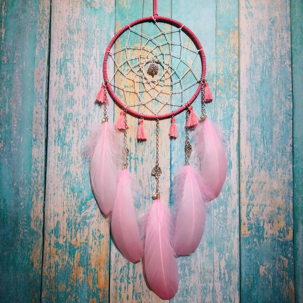 Handmade Large Dream catcher wind chimes Feather Lace DreamCatcher child room Wall Hanging Girl Heart Decoration Ornament Bell
Handmade Large Dream catcher wind chimes Feather Lace DreamCatcher child room Wall Hanging Girl Heart Decoration Ornament Bell