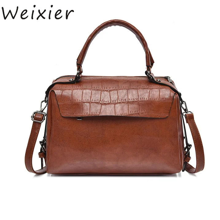 WEIXIER 2019 женские кожаные сумки, женские ретро сумки-тоуты, женские сумки, женская сумка, сумки на плечо, вместительные сумки-подушки, женская с...
WEIXIER 2019 женские кожаные сумки, женские ретро сумки-тоуты, женские сумки, женская сумка, сумки на плечо, вместительные сумки-подушки, женская с...