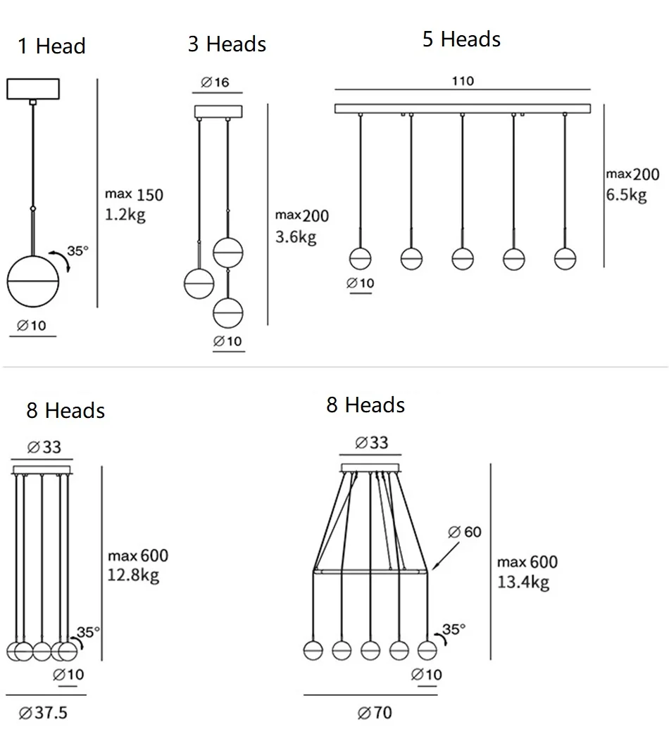 Glass Ball LED Hanging Lamp Nordic Light Fixtures Fashion Metal Pendant Lights Bedroom Luminaire Suspendu Kitchen Hanglamp
Glass Ball LED Hanging Lamp Nordic Light Fixtures Fashion Metal Pendant Lights Bedroom Luminaire Suspendu Kitchen Hanglamp