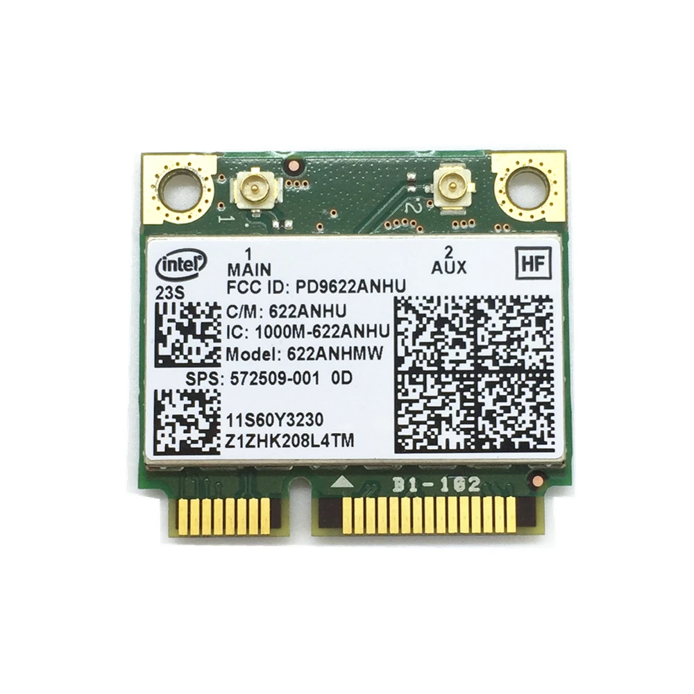 Wifi card 300Mbps Intel 6200 622ANHMW 572509-001 60Y3231 T410 T410i T510 T510i W510 T410s X201 X201i X201s
Wifi card 300Mbps Intel 6200 622ANHMW 572509-001 60Y3231 T410 T410i T510 T510i W510 T410s X201 X201i X201s