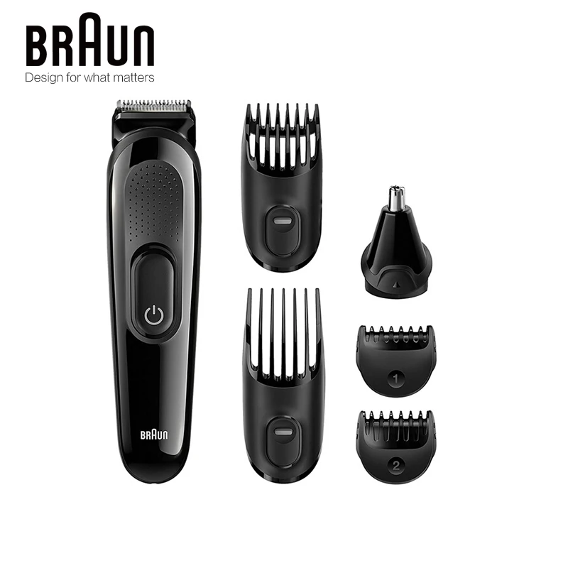 Braun Men's Beard Hair Trimmer MGK3020 6 in 1 Multi Grooming Kit Ear Niose Hair Trimmer 5 Replaccement Heads
Braun Men's Beard Hair Trimmer MGK3020 6 in 1 Multi Grooming Kit Ear Niose Hair Trimmer 5 Replaccement Heads