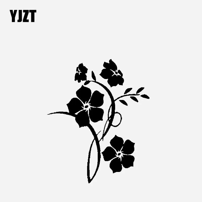 YJZT 13.5CM*16.4CM Flower Creative Design And Decoration Car Sticker Vinyl Decal Black/Silver C23-0429
YJZT 13.5CM*16.4CM Flower Creative Design And Decoration Car Sticker Vinyl Decal Black/Silver C23-0429