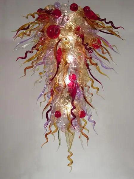 Italian Colored Glass Crystal Chandelier Style Hand Blown Glass Modern Chandelier Light with LED Bulbs
Italian Colored Glass Crystal Chandelier Style Hand Blown Glass Modern Chandelier Light with LED Bulbs